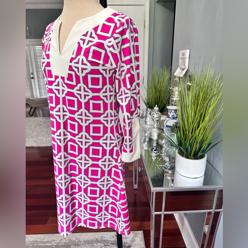 All For Color Geometric Dress - Picture 6 of 6